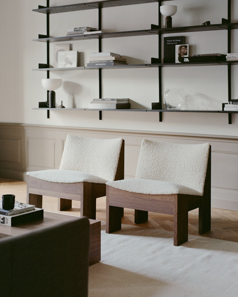 Tenon Lounge Chair - Fumed Oak