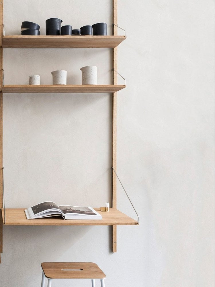 Shelf Library H1148 | Desk Section