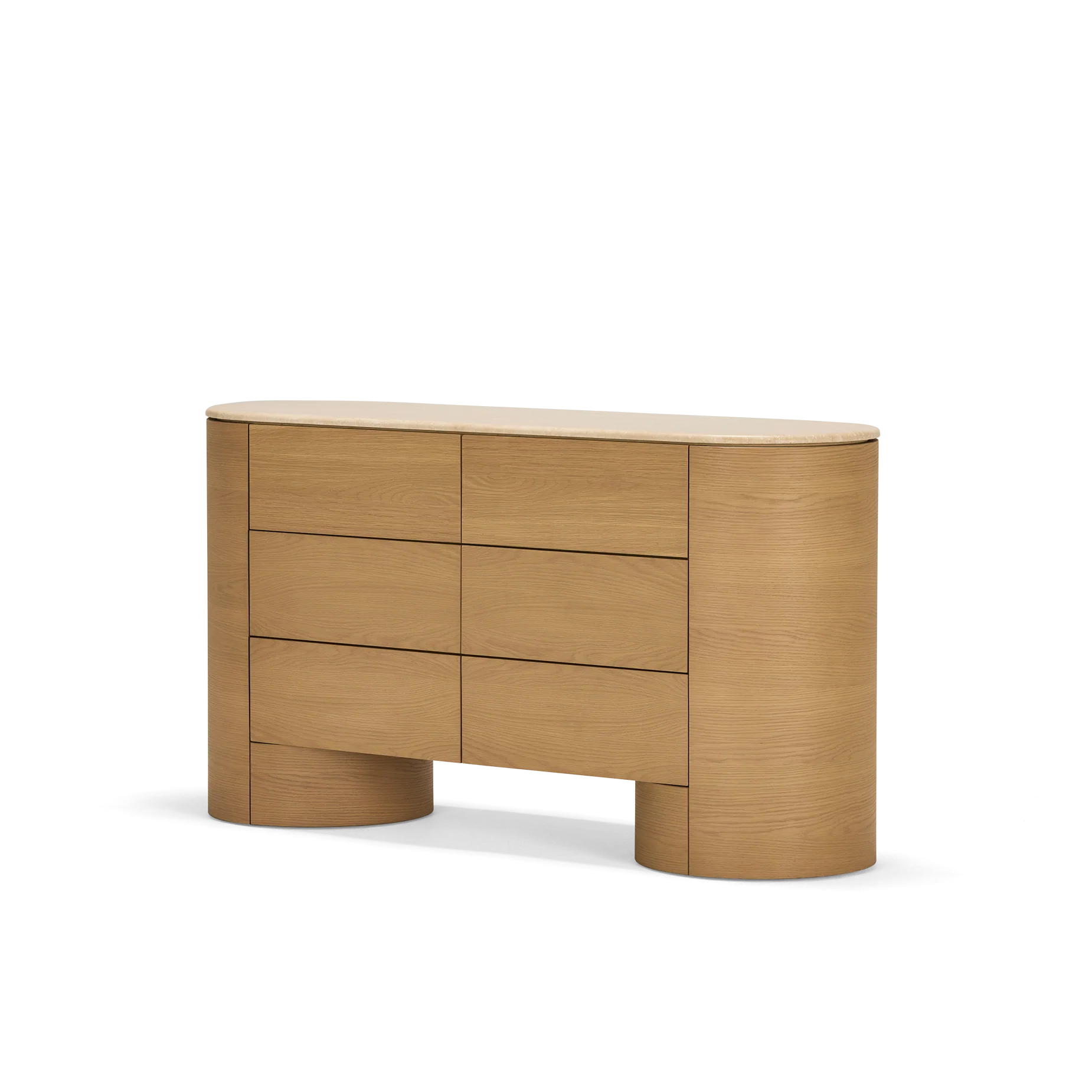 Fin 6 Drawer Dresser / Sideboard