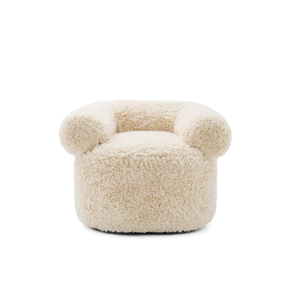 Huggy Swivel Armchair - Paddington Cashew