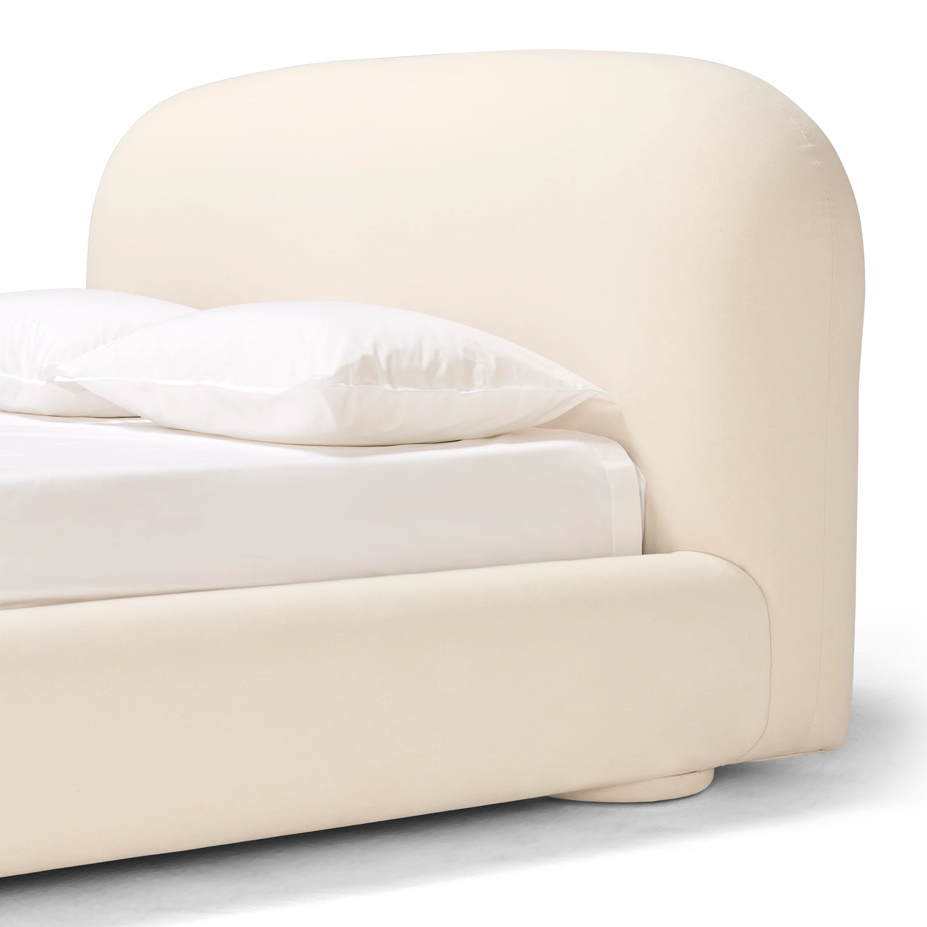 Lull Queen Upholstered Bed - Hamptons Oak