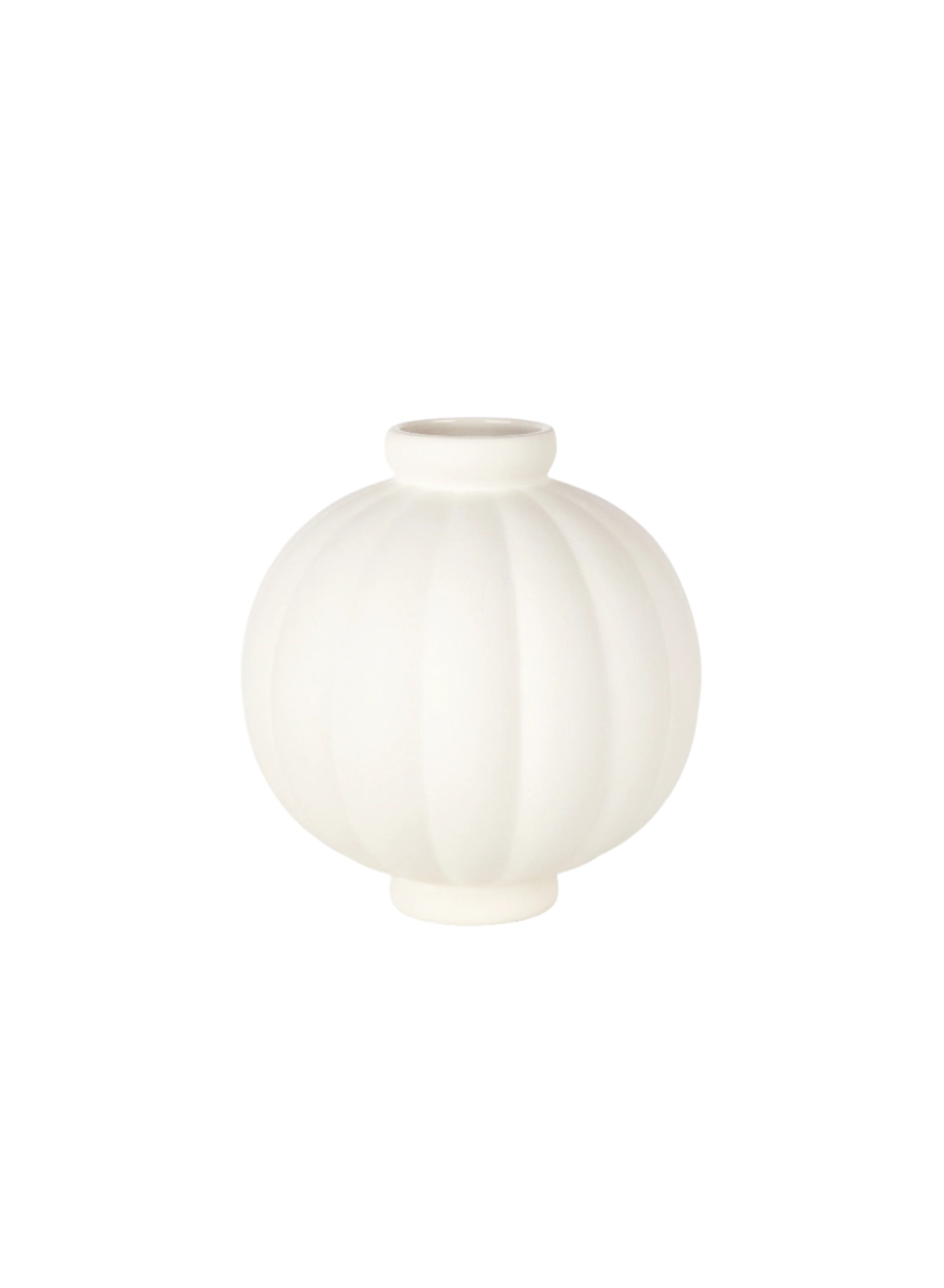 Ceramic Balloon Vase 01 Raw White