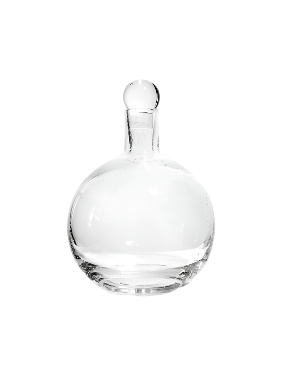 Bubble Glass Carafe Round