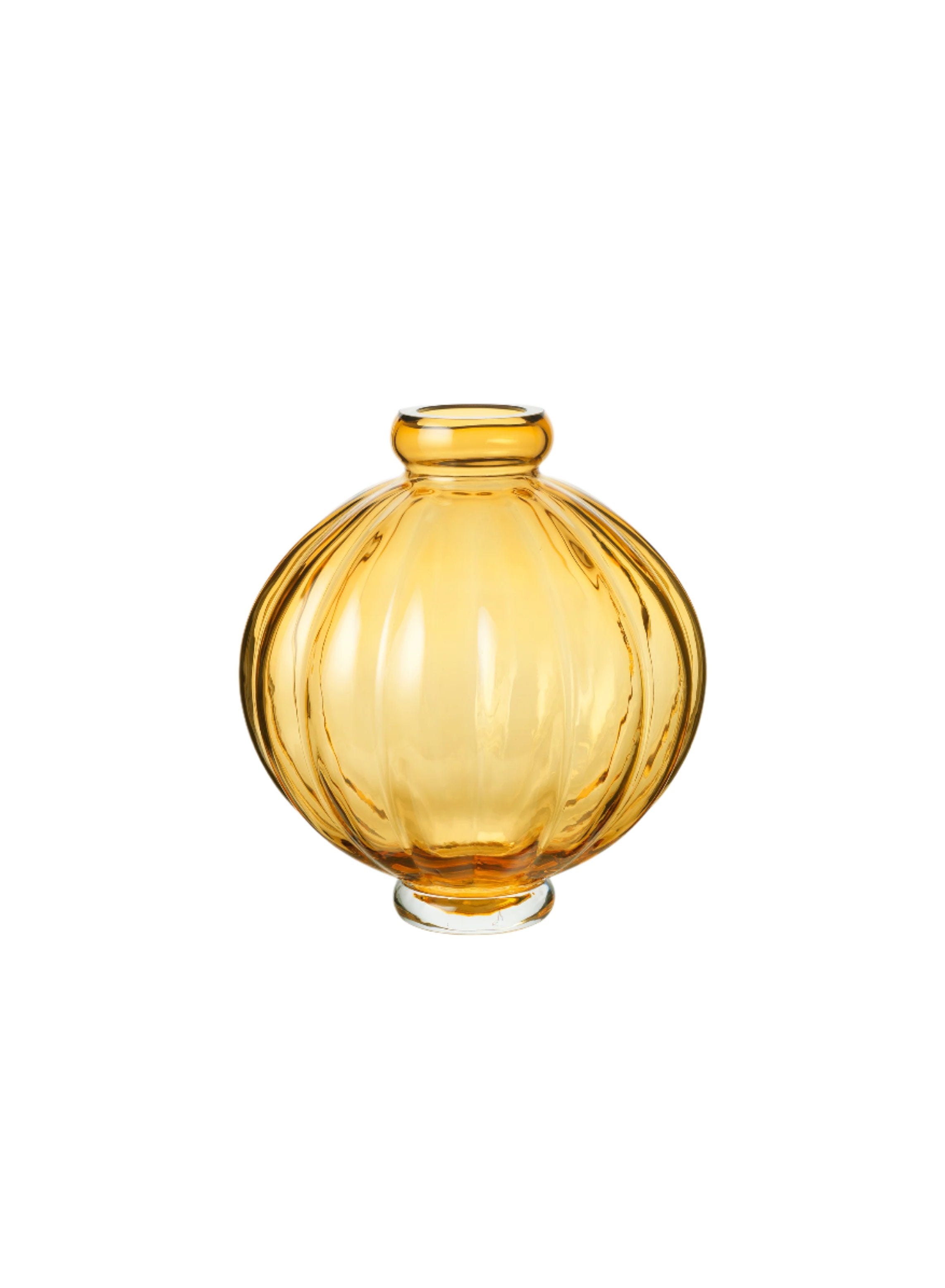 Balloon Vase Glass 01 - Amber