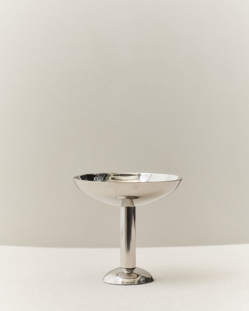 Metal Champagne Coupe Tall