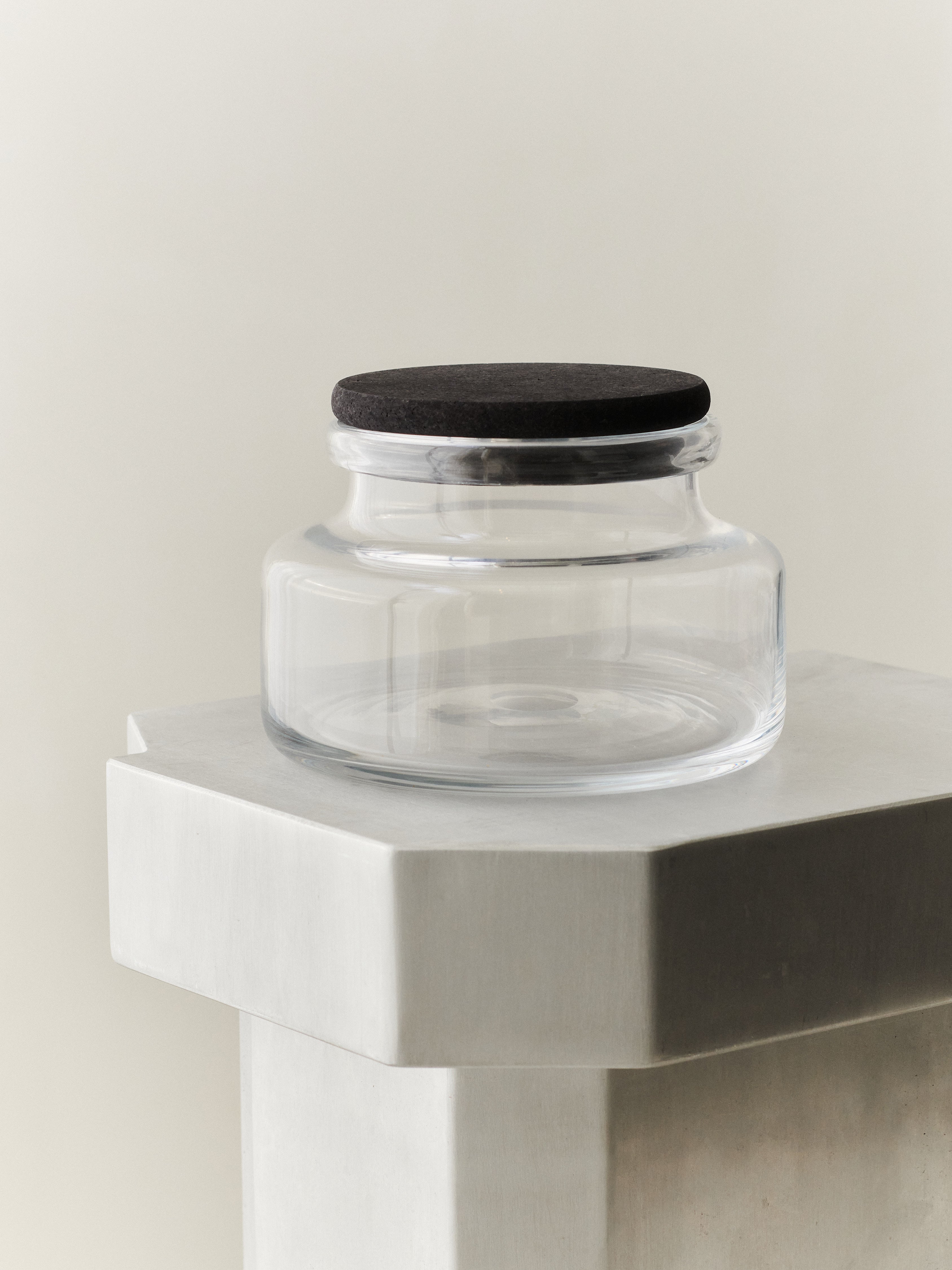 Glass Container Viola - Clear