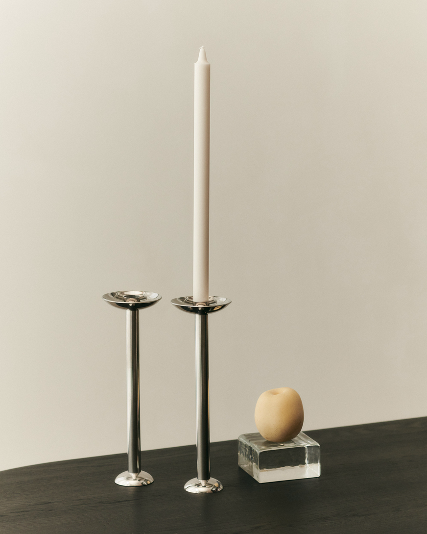 Metal Champagne Candle Stick