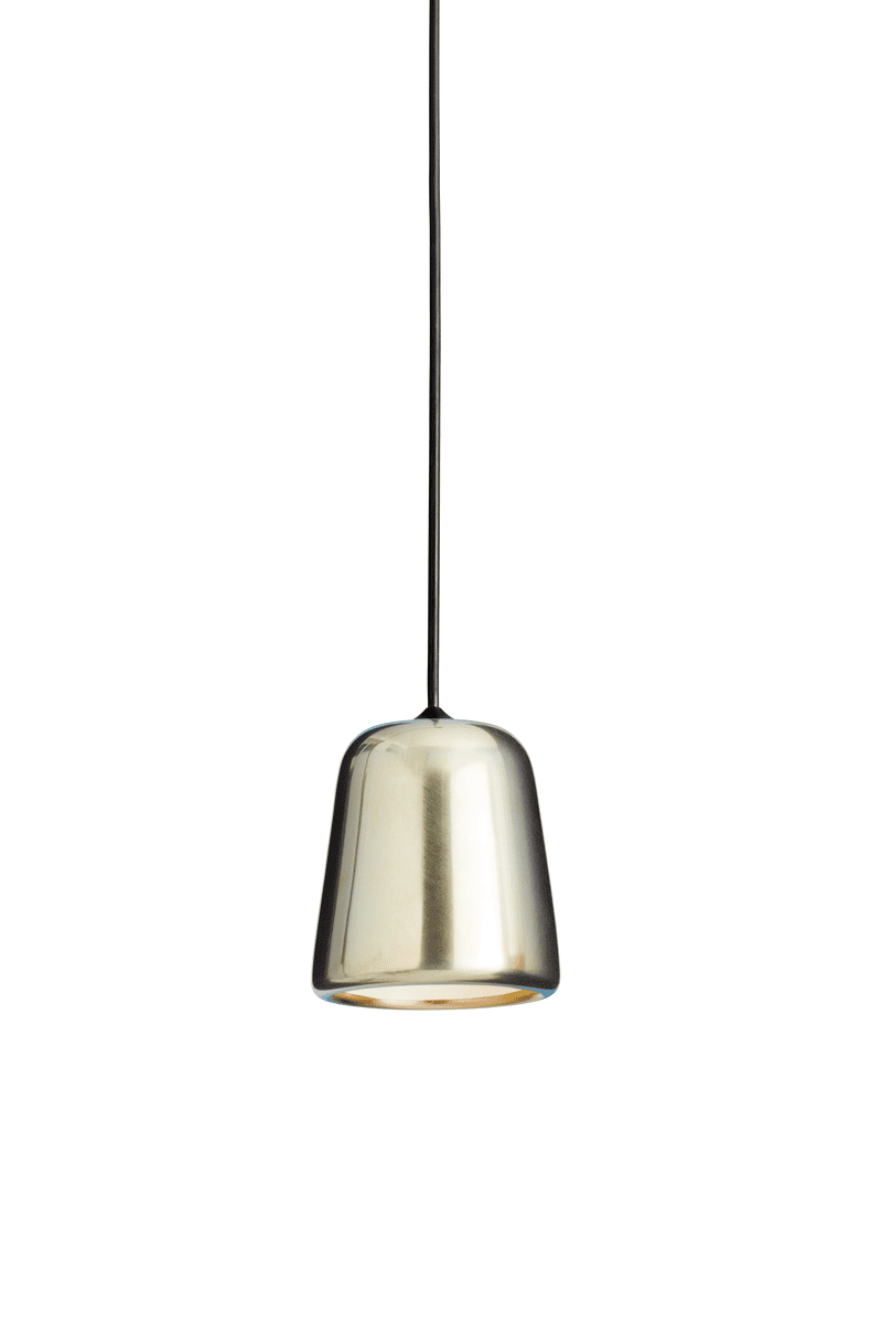 Material Pendant - Yellow Steel w. Black Fitting