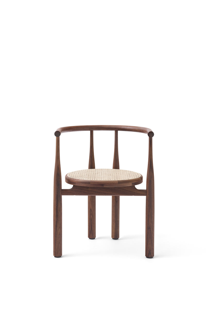 Bukowski Chair French Cane - Walnut