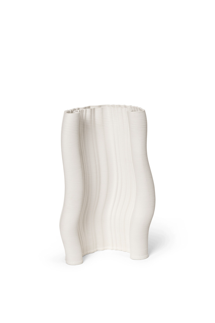 Moire Vase - Off White