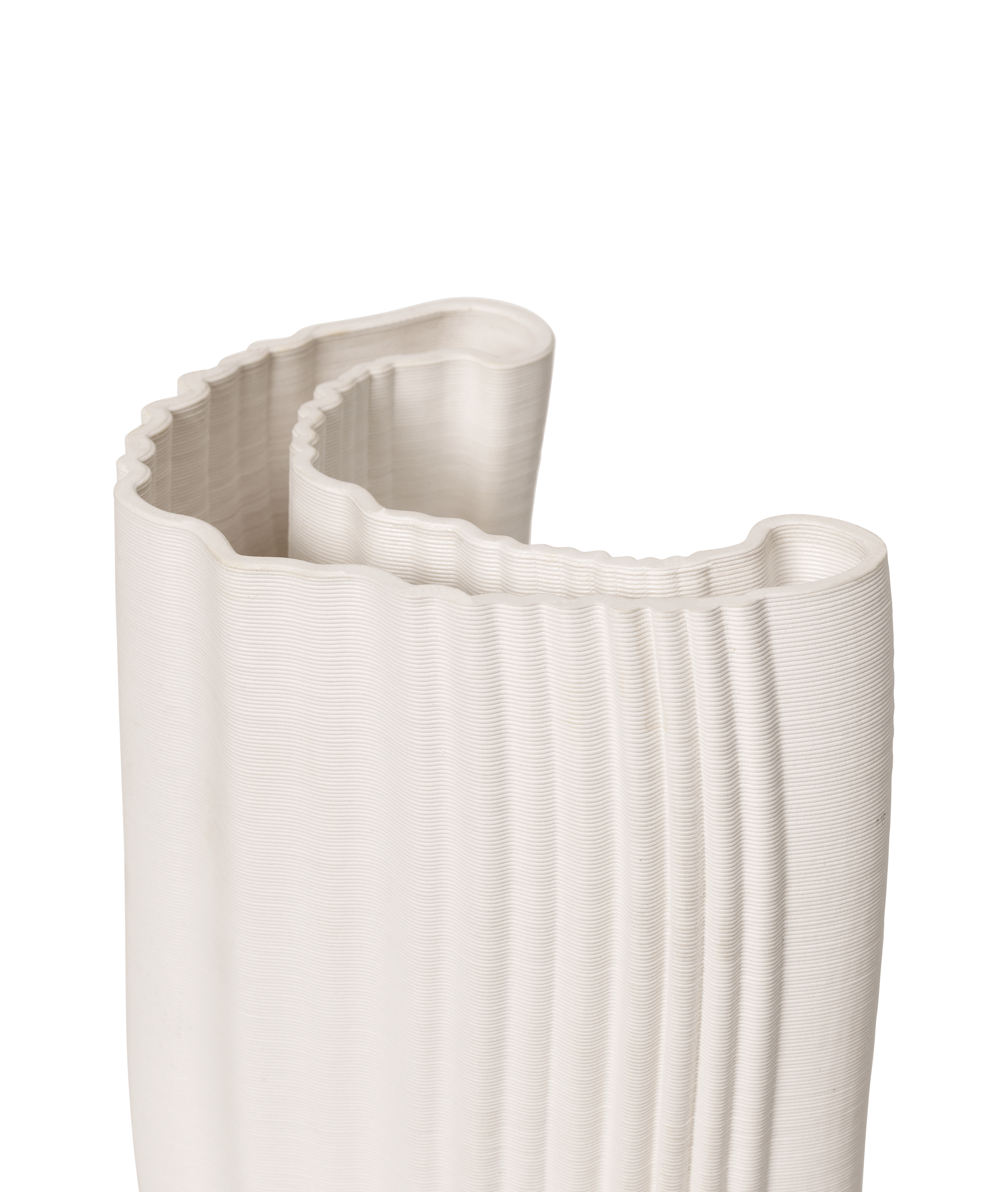 Moire Vase - Off White