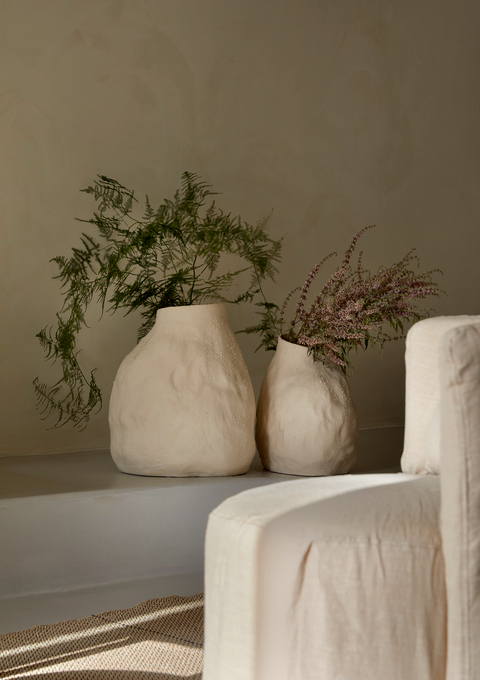 Vulca Vase Large - Off White