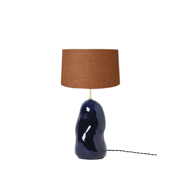 Hebe Lamp Base Medium - Deep Blue