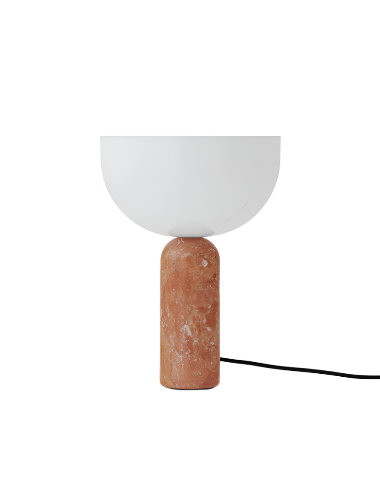 Kizu Table Lamp Small - Breccia Pernice Marble