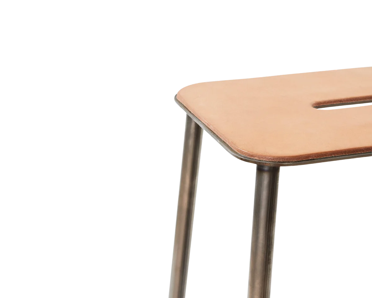 Adam Stool H76 - Leather